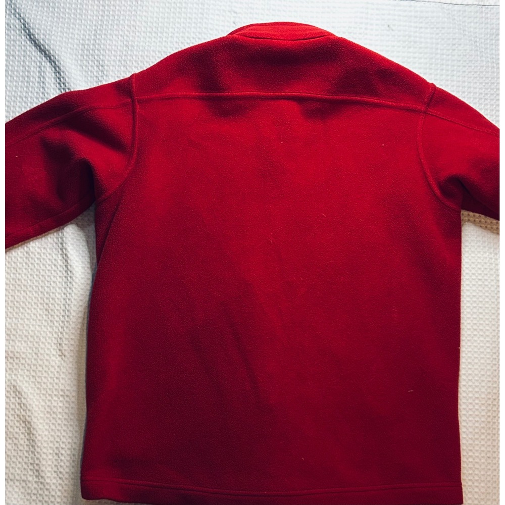 Patagonia Synchilla Men's Large Full Zip Fleece Jacket Red Midweight (46" Chest) - Picture 12 of 14